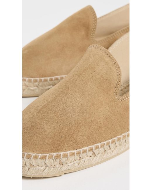 Manebí White Suede Classic Espadrilles for men