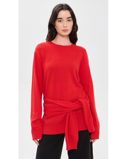 Source Unknown Red Tio Extra Shawl Sweater