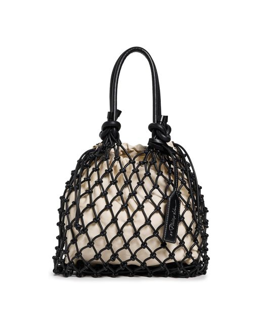 3.1 Phillip Lim Black Macrame Mini Sac
