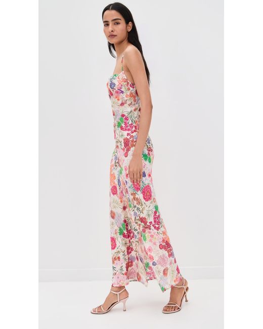 Carolina K Red Slip Dress