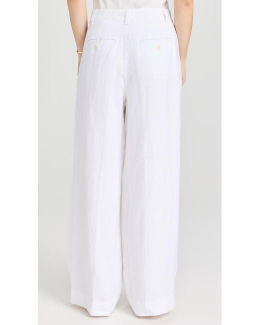 Madewell White The Harlow Wide-leg Pants 1