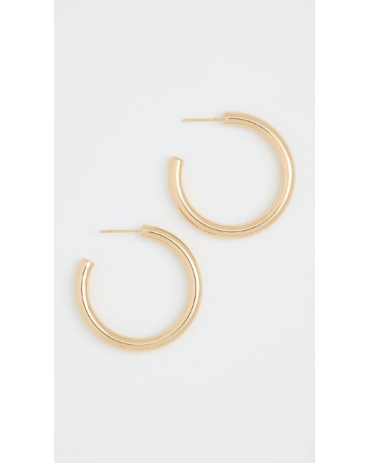 Jennifer Fisher White Lilly Mini Hoops