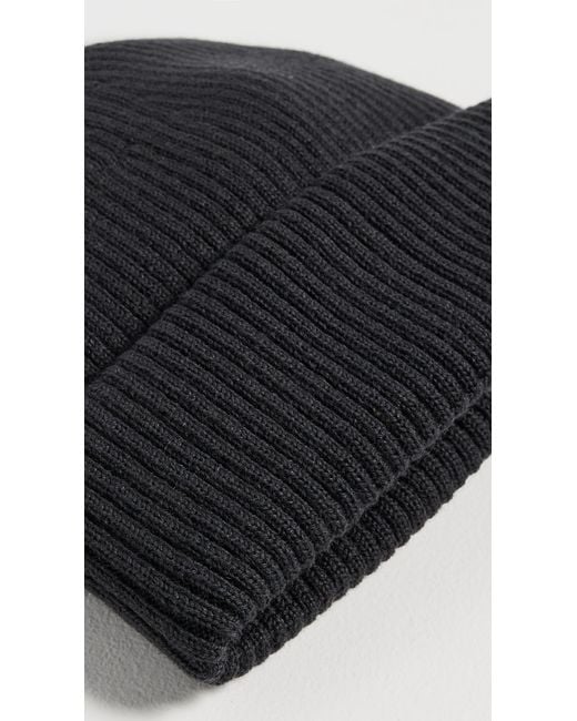 Our Legacy Black Knit Beanie for men