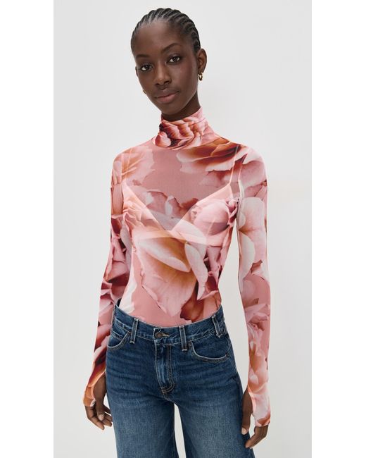 AFRM Red Zadie Top