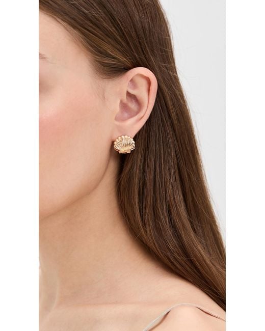 BaubleBar White Sandy Earrings