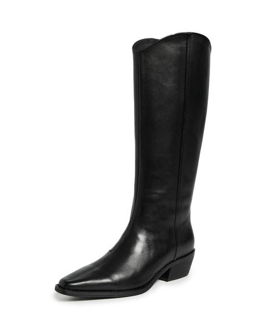 Black Suede Studio Women's Black Lane Boots