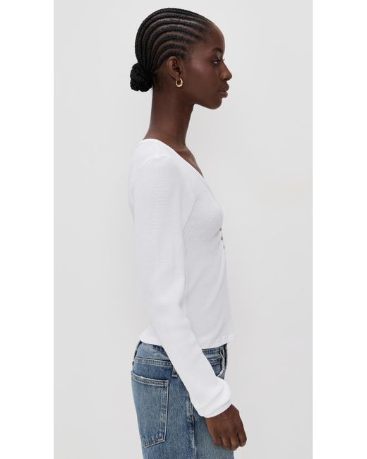 AMO White Sofia Tee