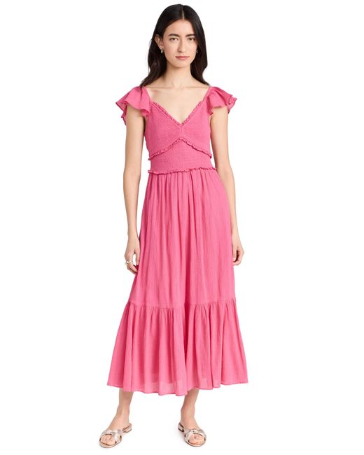 LoveShackFancy Pink Katina Dress