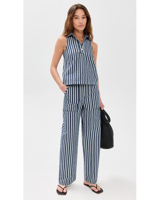 ALIGNE Blue Peg Top