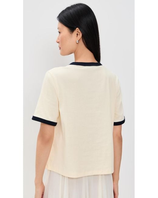 Sea Black Hester Solid Ringer T-Shirt