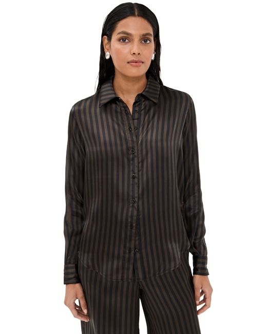 SPRWMN Black Fonda Button Up