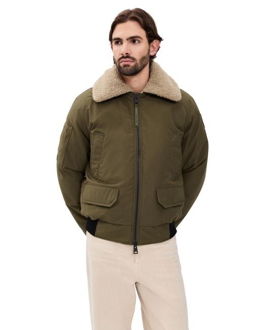 Canada Goose Green Chilliwack Aviator Bomber for men