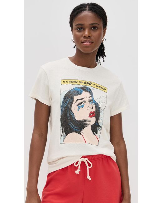 Re/done Multicolor 70S Summer Loose Tee