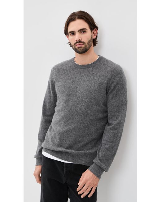 Vince Gray Cashmere Crew Neck Sweater for men