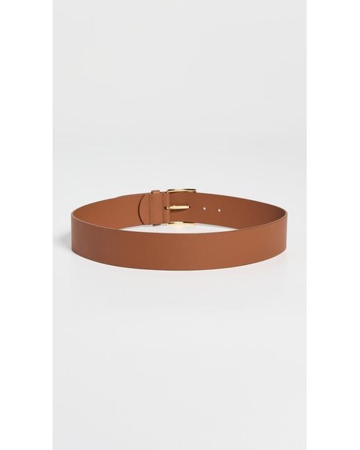 Andersons White Extra Wide Over Waist Nappa Belt