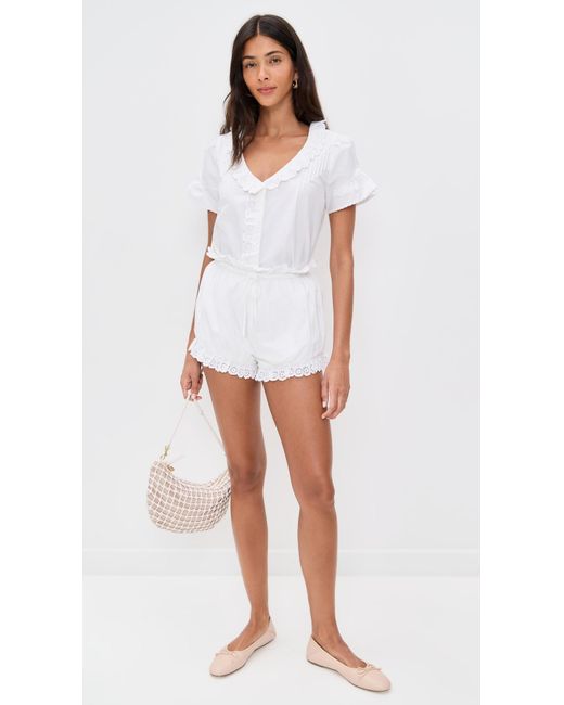 Posse White Ezra Blouse