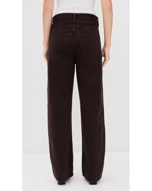 Agolde Black Low Curve Jeans