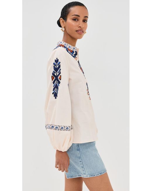 Figue White Davina Top
