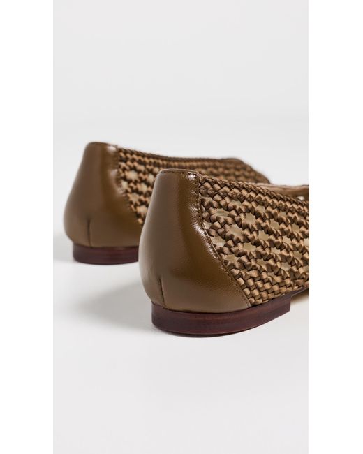 Veronica Beard Brown Cienna Flats
