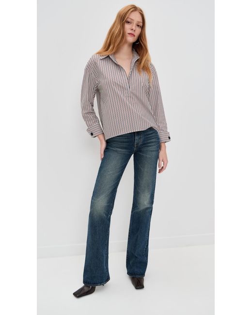 Veronica Beard Gray Draymond Shirt