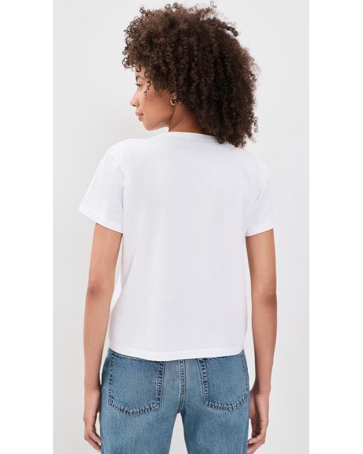 Asher White Marielle Classic Tee