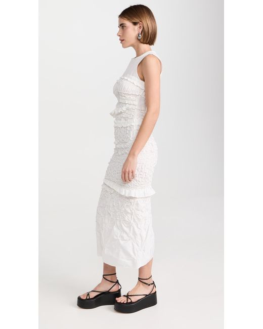 CECILIE BAHNSEN White Vanda Dress