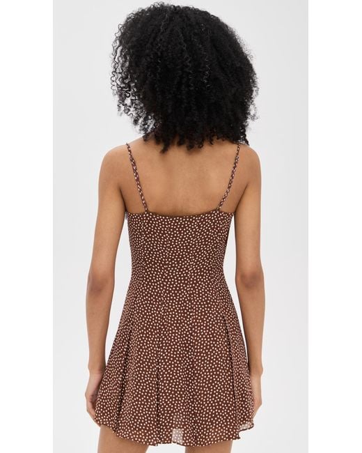 Reformation Brown Annelise Dress