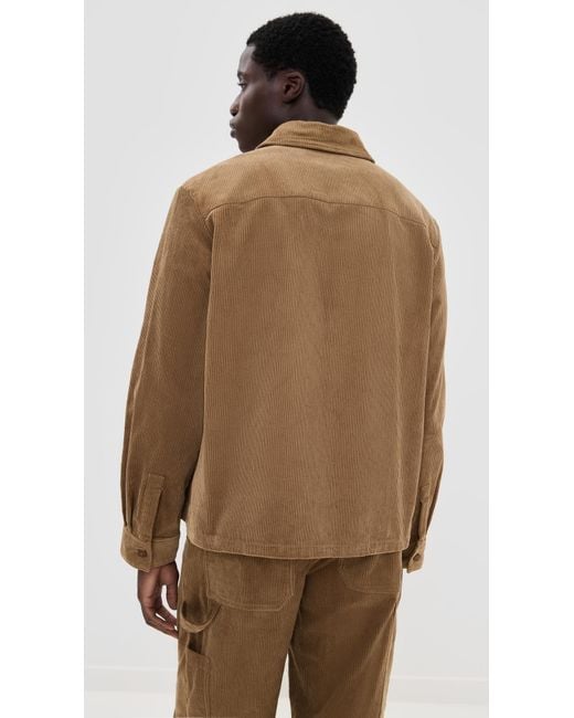 A.P.C. Brown A. P.C. Surchemise Leon Corduroy Jacket for men