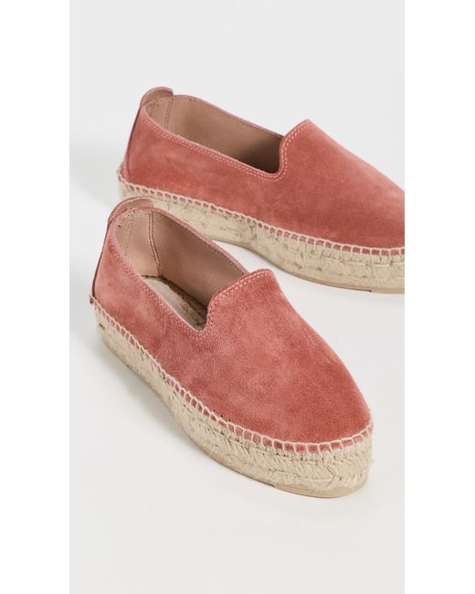 Manebí Pink Double Sole Espadrilles