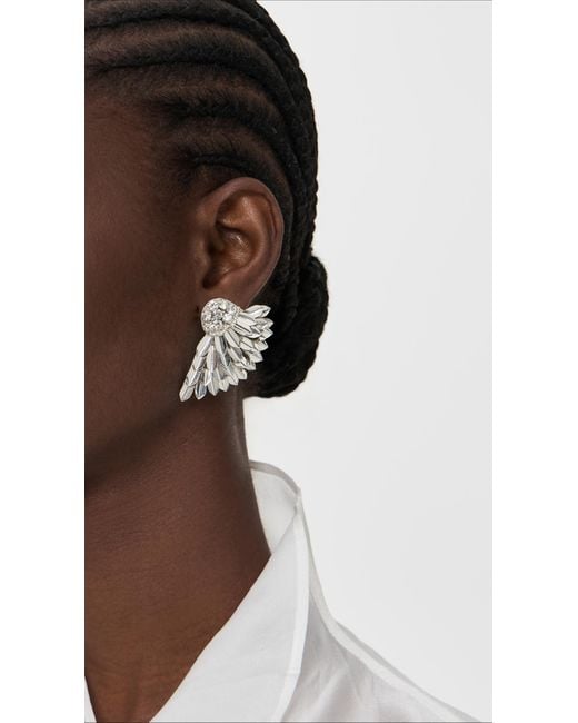 Deepa Gurnani Metallic Deepa By Perry Earrings