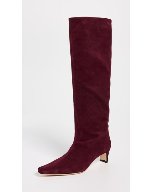Staud Red Wally Boots