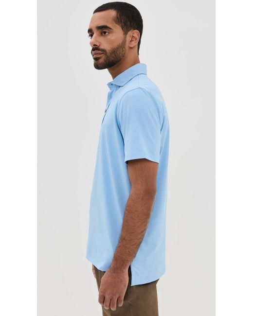 Greyson Blue Tala Lightweight Airflow Jersey Polo for men