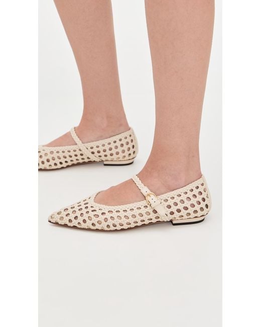 Ulla Johnson White Crochet Flats