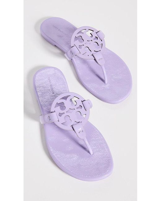 Tory Burch Purple Miller Soft Sandals 4