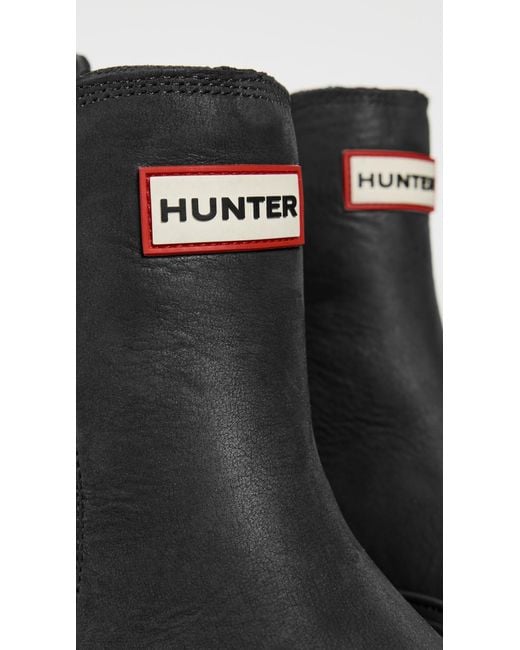 Hunter Black Landon Boots for men