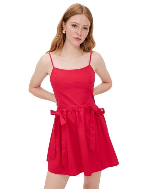 Moon River Red Mini Dress