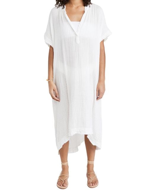 9seed White Tunisia Caftan