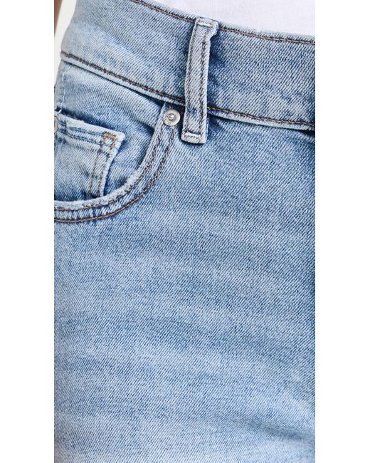 DL1961 Blue Hepburn Low Rise 32" Ravello Cuffed Jeans