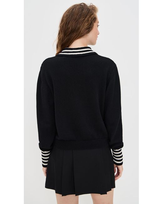 FRAME Black The Sailor Pullover