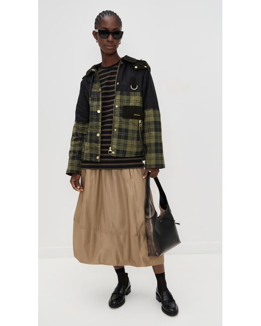 Barbour Black Elaine Showerproof Barn Jacket