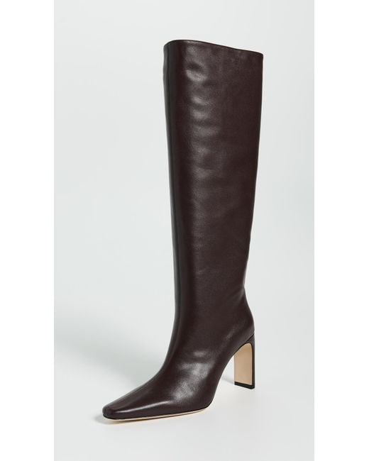 Staud Black Wally High Heel Boots