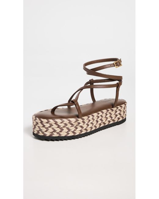 Johanna Ortiz Brown Barbor Platforms