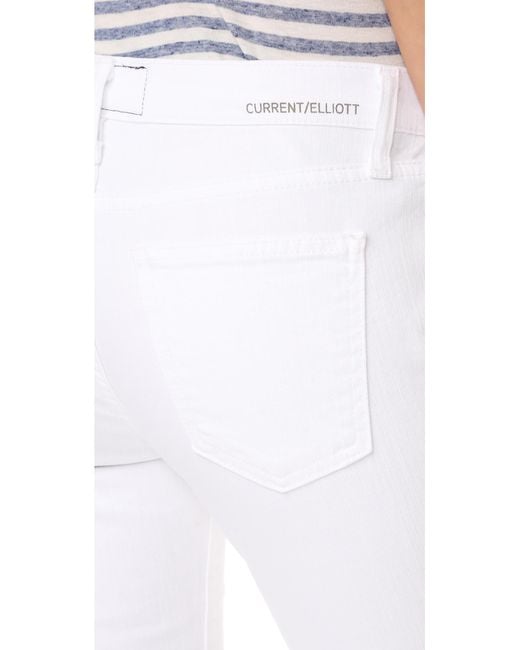 Current elliott hotsell white jeans