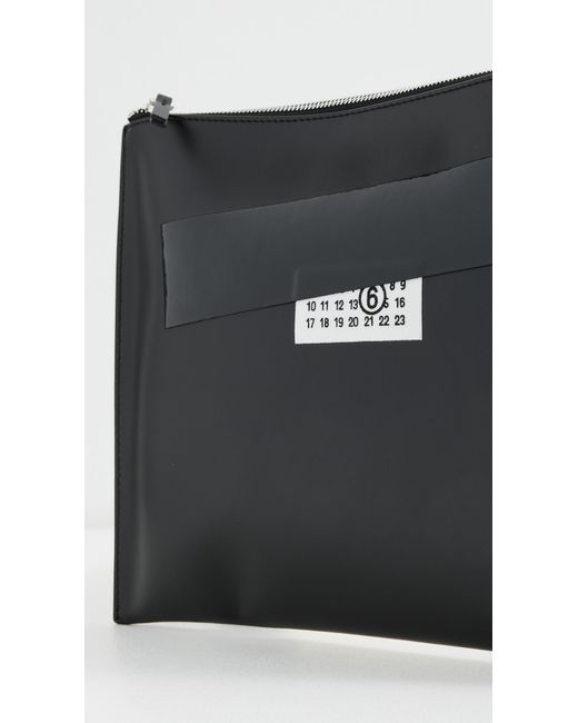 MM6 by Maison Margiela Media Pouch in Black | Lyst