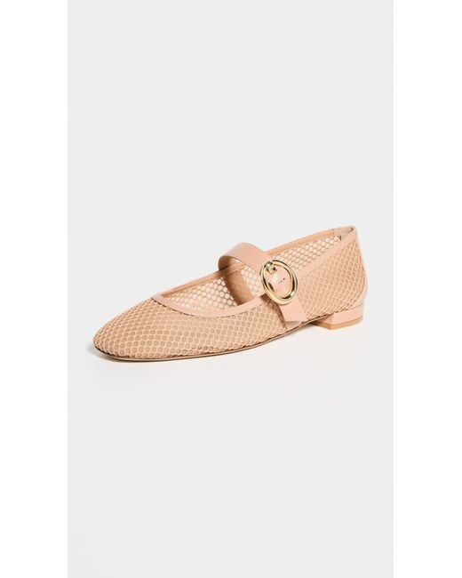 Stuart Weitzman Black Arabella Mary Jane Flats