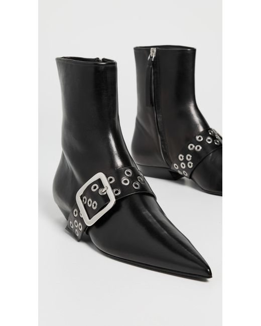 Jil Sander Black Ankle Boots
