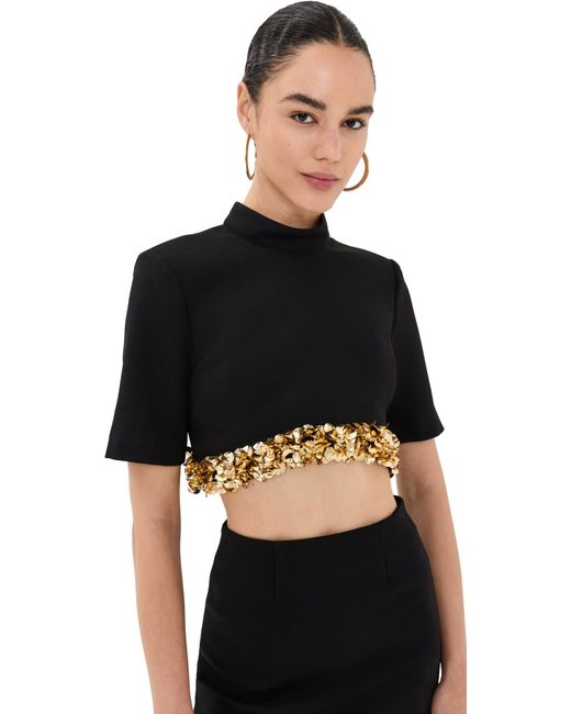jonathan simkhai ribbed bustier crop top