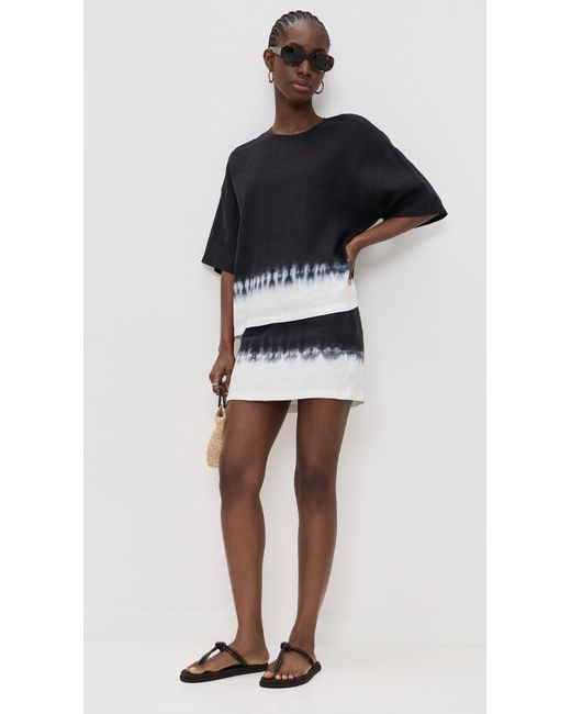 Staud Black Capsule Linen Top