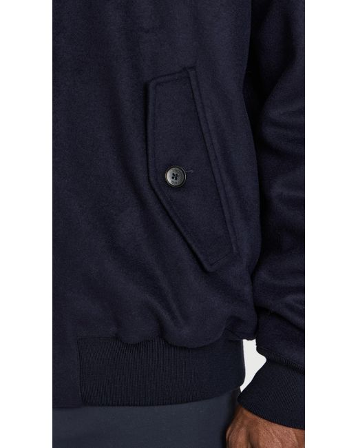 Baracuta Blue G9 Af Melton Jacket for men