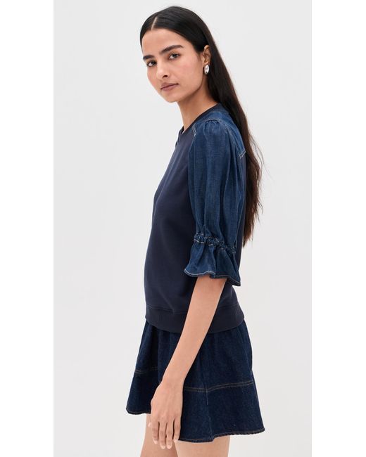 Cinq À Sept Blue Blake Top